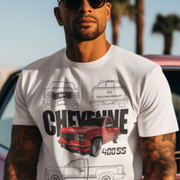 "Retro Revival: 400SS Chevy Truck Shirt"